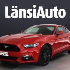 Ford USA Mustang 5,0 V8 GT 418hv A6 Fastback ** Upea yksil&ouml;! / Suomi-Auto / Vakkari / Ilmastoidut nahkapenkit / P-Kamera / P-Tutka / Navi ** **** T&auml;h&auml;nkin autoon 3 kk lyhennysvapaa ****