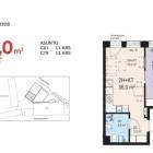 Vuokrataan kerrostalo Kaksio - Kuopio Maljalahti Puutarhakatu 11 C61 2h + kt , kerrostalo, 1&nbsp;200&nbsp;&euro;/kk, 36&nbsp;m&sup2;