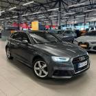 Audi A3 Sportback g-tron Business S-Line 1,4 TFSI CNG 81 kW S tronic ** Adapt. cruise / Sporttipenkit / LED / Lohko+sis&auml;p. / P-tutka **