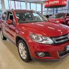 Volkswagen Tiguan Sport &amp; Style 2,0 TDI 103 kW (140 hv) BlueMotion Technology 4MOTION DSG-aut - 14 p&auml;iv&auml;n palautusoikeus - 1-Omistaja! Suomi-auto, Juuri huollettu, Lohkol&auml;mmitin ja sis&auml;tilanpistoke, Webasto kaukos&auml;&auml;tim