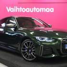 BMW i4 M50 Super Charged / Upea / Sanremo green / M-Penkit / Kattoluukku / Koukku / ACC / H/K / Nahat / HUD / BLIS