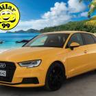 Audi A3 Sportback Land of quattro Edition 2,0 TFSI 140 kW quattro S tronic * ACC / P.tutkat / Matrix LED / Webasto * - HULLU BLACKWEEK 2,49% KORKOTARJOUS - KeylessGo / Suomi-auto / Kahdet renkaat aluvanteilla