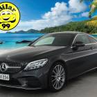 Mercedes-Benz C 200 Coup&eacute; AMG **Digimittaristo / Facelift / Burmester / P.Kamera / Navi / Vakkari / Sporttipenkit** - HULLUT JOULUT 2,49% KORKOTARJOUS - Nahka-Alcantara / Digimittaristo / AMG