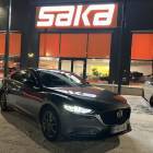 Mazda 6 Sedan 2,5 Skyactiv-G Blackout Edition AT ** 1om Suomi-auto / ACC / Koukku / BOSE / 360&deg; / HUD / Ilmast. nahat / Lohko **