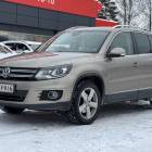 Volkswagen Tiguan Sport &amp; Style 2,0 TDI 130 kW (177 hv) BlueMotion Technology 4MOTION DSG-aut - Webasto, Vetokoukku, Panoraamakatto, Nahkaverhoilu, S&auml;hk&ouml;s&auml;&auml;dett&auml;v&auml; istuin, Navigointi, Xenon-valot, Pys&auml;k&ouml;intitutkat, Suo