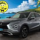 Mitsubishi Eclipse Cross 2.4 PHEV Intense 4WD * ACC / 360&deg; / Koukku / S&auml;hk&ouml;penkki / HUD / LED / Navi / KeylessGo * - Kahdet renkaat aluvanteilla / Merkkihuollettu