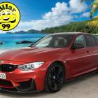 BMW M3 F80 sedan DCT A / Harman/Kardon / Muistipenkki / Comfort Access / Prof. navi - Crank Hub tehty! / Hiilikuitu -katto / Puhdas historia!