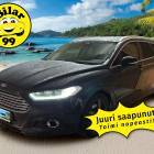 Ford Mondeo 2,0 TDCi 180hv PowerShift Titanium Wagon AWD *PA-lis&auml;l&auml;mmitin / BLIS / Navi / P-kamera / Koukku / L&auml;mmitett&auml;v&auml; tuulilasi / S&auml;hk&ouml;kontti* - Kahdet huippukuntoiset renkaat!