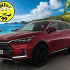 BYD Tang 109kWh, AWD 7-P * ACC / 360&deg; / Panorama / Koukku / Muistipenkki / Dirac / Ilmastoidut nahat / KeylessGo / Navi / LED * - Kahdet renkaat aluvanteilla / Merkkihuollettu