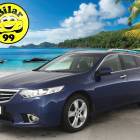Honda Accord Tourer DSL 2,2 i-DTEC Lifestyle * / Suomi-auto / Vetokoukku / Vakkari / Tutkat / Lohko / Kattokaiteet / S&auml;hk&ouml;luukku / * - Hyvin pidetty sek&auml; aina merkill&auml; huollettu suomi-auto