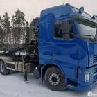 Volvo FH12 with crane, recently inspected, 2003, Pori 12.0 l, Diesel