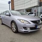 Mazda 6 HB 2,0 Elegance Activematic 5ov VD3 - 3kk lyhennysvapaa - Suomi-Auto, 2 x Renkaat, Huoltokirja, Moottorinl&auml;mmitin, Vakionopeudens&auml;&auml;din!