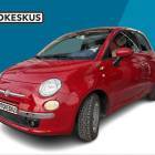 Fiat 500C Italia 1,2 8v 69hv Bensiini - Moottoril&auml;mmitin / S&auml;hk&ouml;toiminen kangaskatto / V&auml;h&auml;n Ajettu