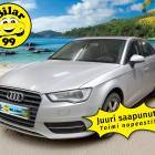 Audi A3 Sportback Business 1,6 TDI 77 kW * Suomi-auto / Vakkari / P.tutka / Webasto / Xenon / Automaatti-ilmastointi * - HULLUT AVAJAISHULINAT 3,29 % KORKOTARJOUS - Taloudellinen Webastolla, kaksilla renkaill
