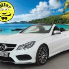 Mercedes-Benz E 250 CDI BE Cabriolet A * H&amp;K / ILS-LED / Vakkari / Navi / P.tutkat / Sporttinahat / Facelift / Ortopedi * - HULLUT AVAJAISHULINAT 3,29 % KORKOTARJOUS - Kahdet renkaat aluvanteilla