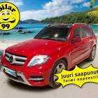 Mercedes-Benz GLK GLK 250 BLUETEC 4MATIC 5ov / Panorama / Koukku / ILS / Lohko / AMG-ulko / Nahka-alcantara / Facelift / S&auml;hk&ouml;kontti - HULLUT AVAJAISHULINAT 3,29 % KORKOTARJOUS - Huippuvarusteltu &amp; Juuri huollettu isos