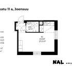 Vuokrataan Kerrostalo Yksi&ouml; - Joensuu Keskusta Koulukatu 11 a