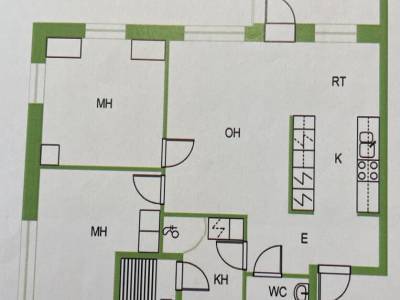 Vuokrataan Kerrostalo 3 huonetta - Mikkeli Keskusta Raatihuoneenkatu 3