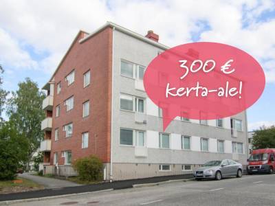 Vuokrataan Kerrostalo Kaksio - Kajaani Keskusta Louhikatu 9 as