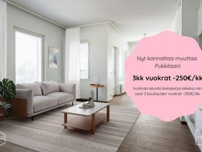 Vuokrataan Kerrostalo 3 huonetta - Turku Pukkila Kaoliinikuja 1 H