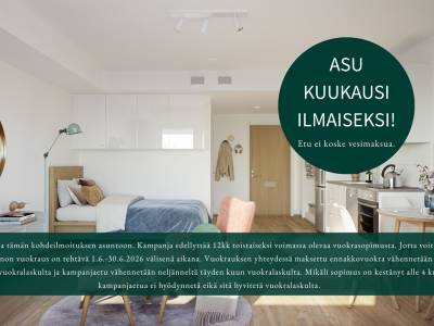 Vuokrataan Kerrostalo Yksi&ouml; - Tampere Lamminp&auml;&auml; Nauhatehtaanraitti 17 B 78