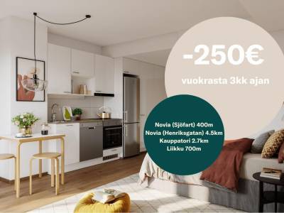 Vuokrataan Kerrostalo Yksi&ouml; - Turku Linnakaupunki Kreivinaukio 1