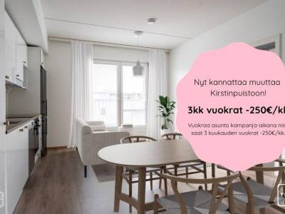 Vuokrataan Kerrostalo 3 huonetta - Turku Kirstinpuisto Ruissalontie 13 C
