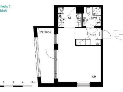 Vuokrataan Kerrostalo Yksi&ouml; - Helsinki Pasila Postiljooninkatu 1