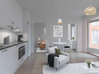 Vuokrataan Kerrostalo Kaksio - Vantaa Kivist&ouml; Keltasafiirinpolku 3 F
