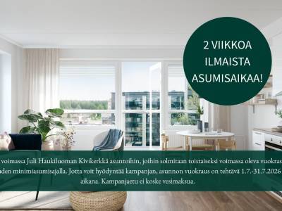 Vuokrataan Kerrostalo Kaksio - Tampere Haukiluoma Tyviraitti 9 A