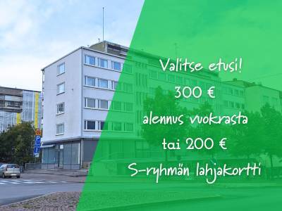 Vuokrataan Kerrostalo 4 huonetta - Lahti Keskusta Vesij&auml;rvenkatu 12 B
