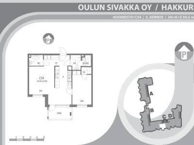 Vuokrataan Kerrostalo Kaksio - Oulu Toppila Sihtikuja 2