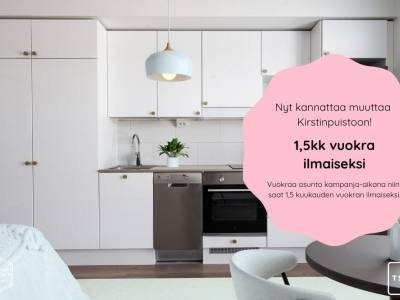 Vuokrataan Kerrostalo Yksi&ouml; - Turku Kirstinpuisto Ruissalontie 13 E