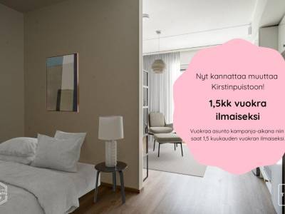 Vuokrataan Kerrostalo Yksi&ouml; - Turku Kirstinpuisto Ruissalontie 13 D