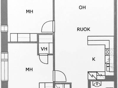 Vuokrataan Kerrostalo 3 huonetta - Oulu Alppila Muottikatu 7
