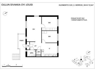 Vuokrataan Luhtitalo 3 huonetta - Oulu Kaakkuri Jousenkaari 4