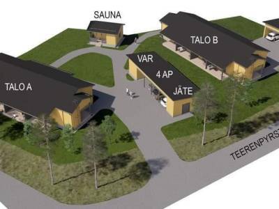 Vuokrataan Rivitalo Yksi&ouml; - Kalajoki Hiekkas&auml;rk&auml;t Teerenpyrst&ouml; 1