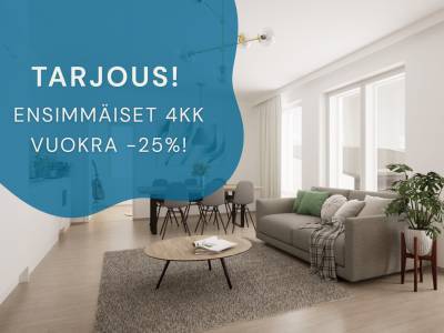 Vuokrataan Kerrostalo 4 huonetta - Tampere Lamminp&auml;&auml; Nauhatehtaanraitti 25
