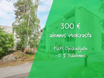 Vuokrataan Kerrostalo Yksi&ouml; - Kuopio Rypysuo Rypysuontie 63 D