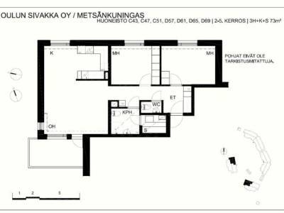 Vuokrataan Luhtitalo 3 huonetta - Oulu Hiironen Hukkasenkuja 2