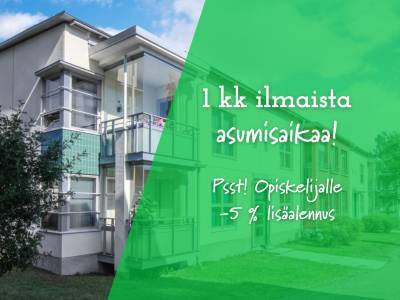 Vuokrataan Kerrostalo Kaksio - Kuopio Pirtti Hautalahdenkatu 1 G