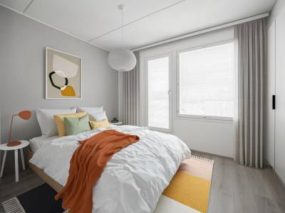 Vuokrataan Kerrostalo Kaksio - Oulu Karjasilta Lintulammentie 11
